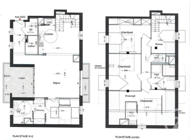 Appartement T5 à vendre - 5 pièces - 132.48 m2 - ARCACHON - 33 - AQUITAINE - Century 21 Duprat & Associés