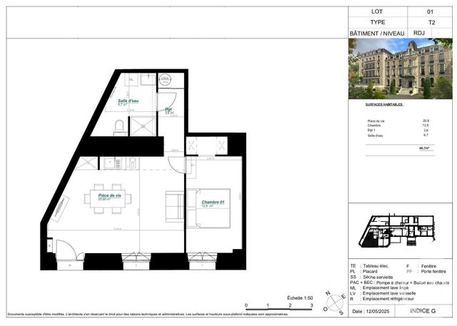 Afficher la photo en grand Appartement T3 à vendre - 2 pièces - 48.7 m2 - ARCACHON - 33 - AQUITAINE - Century 21 Duprat & Associés